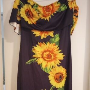Floral Off-Shoulder Mini Dress